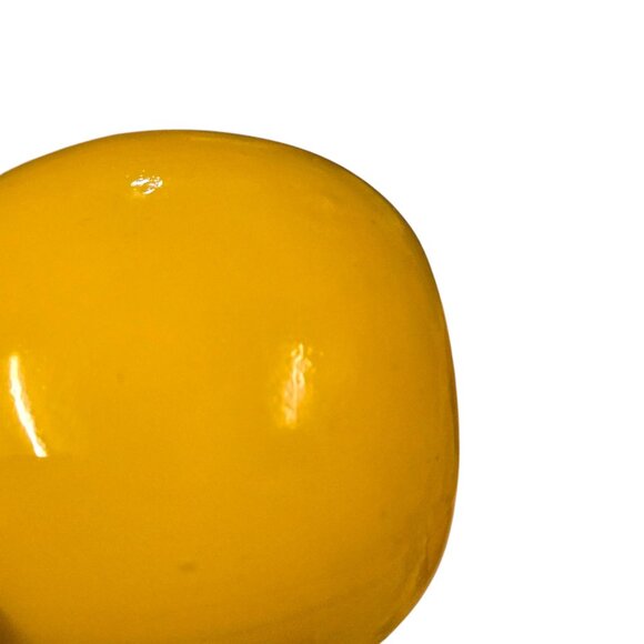 Glass Pear Handcrafted Yellow Green Fruit Figurine Sculpture 4 Inch - Picture 15 of 16